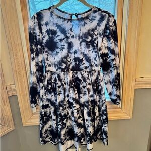 Us Angels Black and White Dress